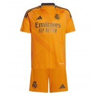 Camiseta Real Madrid Kylian Mbappe #9 Segunda Equipación Replica 2024-25 para niños mangas cortas (+ Pantalones cortos)